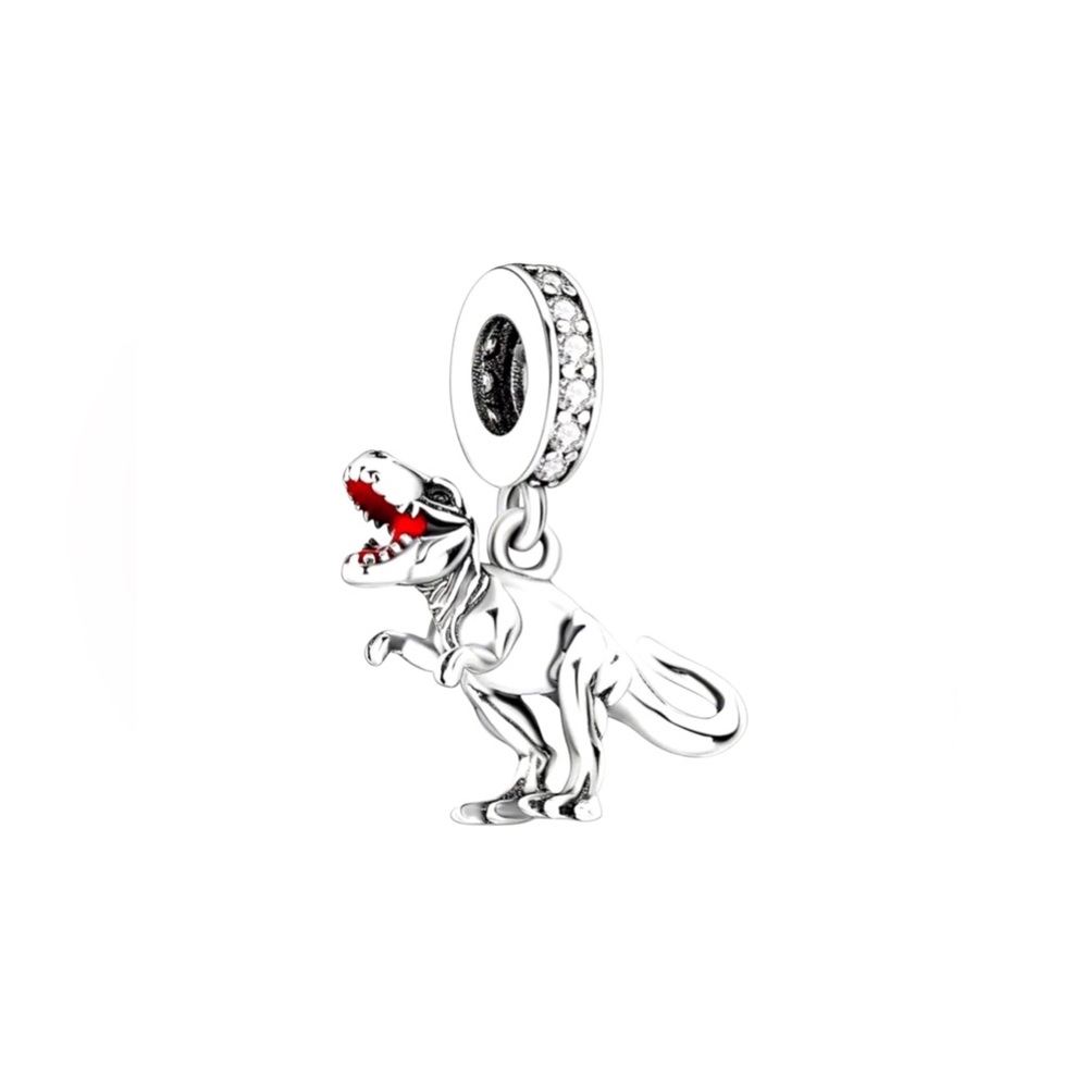 Jurassic T-Rex Whimsical Dinosaur Charm Pandora Style